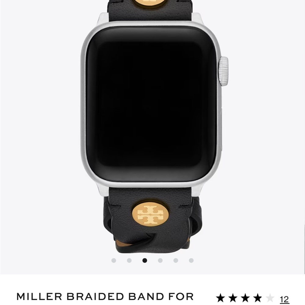 Tory Burch Black Apple Watch Band